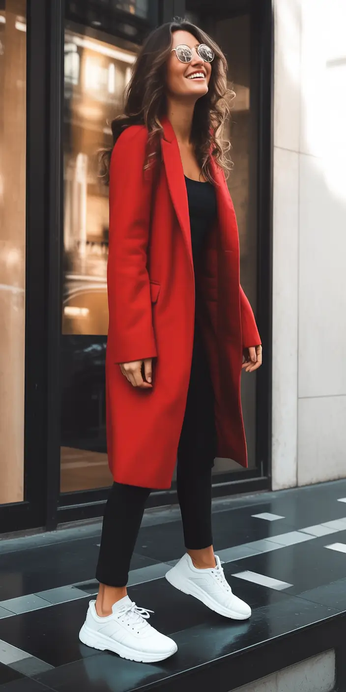 Capsule Wardrobe for Fall 2025+Red Coat Power Play