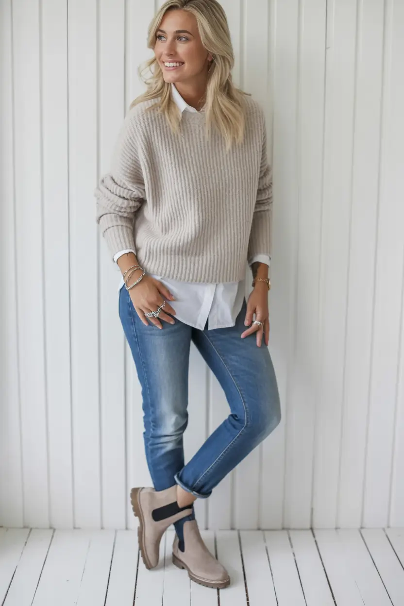 Capsule Wardrobe for Fall 2025+Everyday Cozy With a Prep Touch