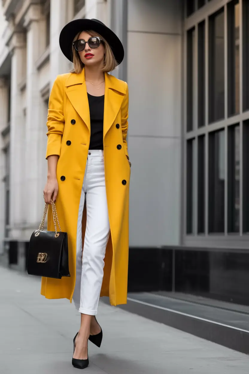 Capsule Wardrobe for Fall 2025+Sunshine Sharp in Yellow and Black