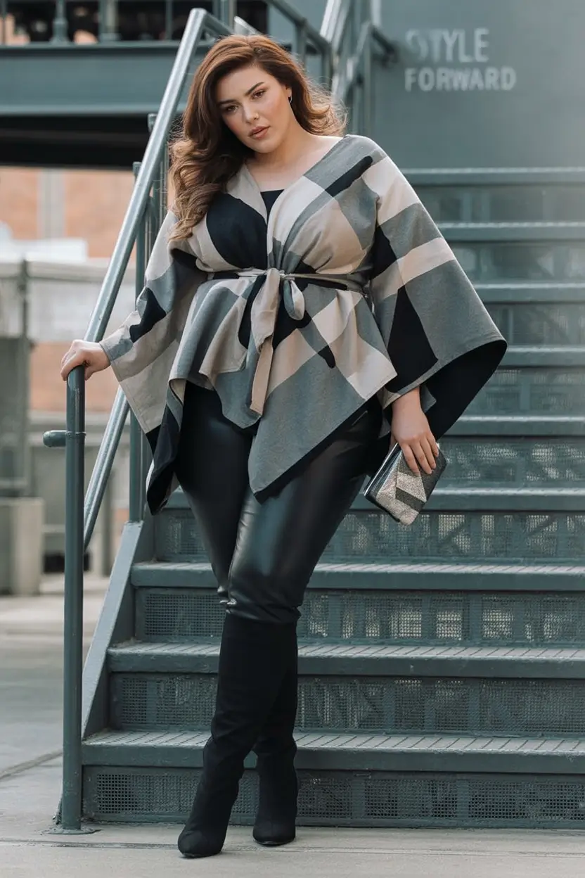 fall plus size outfits Drama & Dimension: Sculptural Layers in Motion