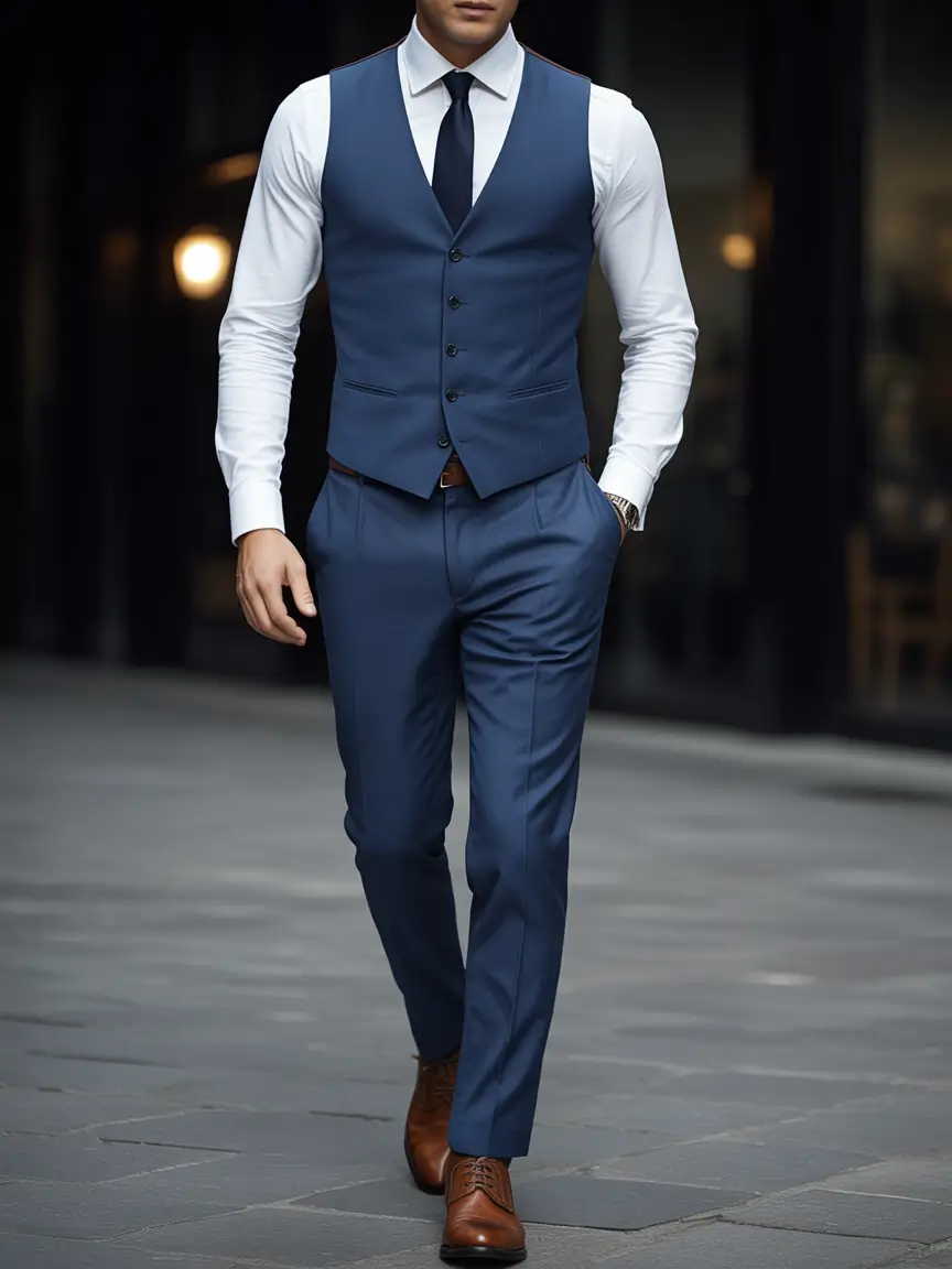fall business casual outfits for men The Statement Suit Vest