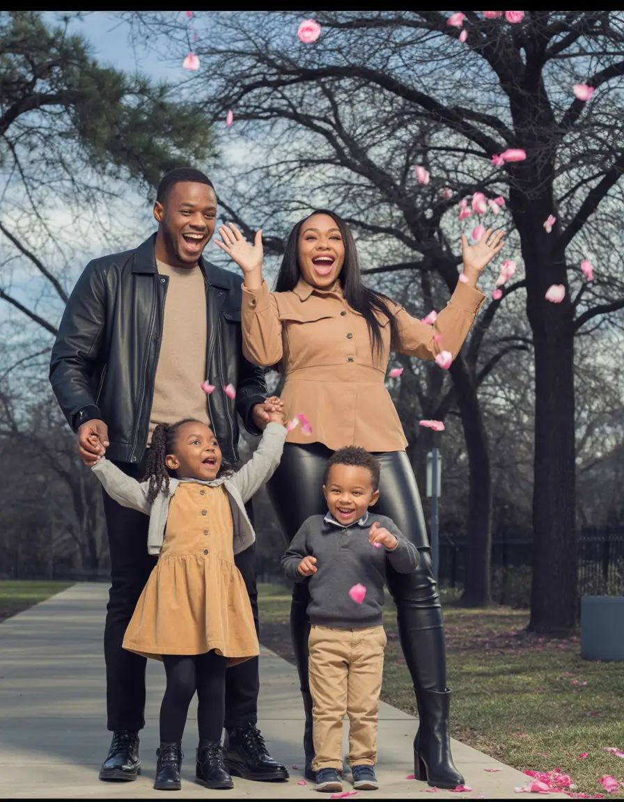 Fall outfits for Family Pictures 2025 Leather & Confidence with Urban Edge