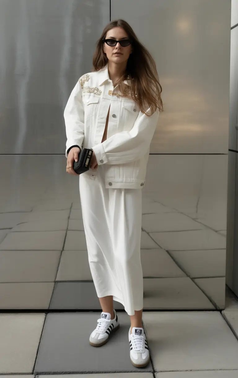 fall fashion inspo for women All-White Athletic Luxe Done Right