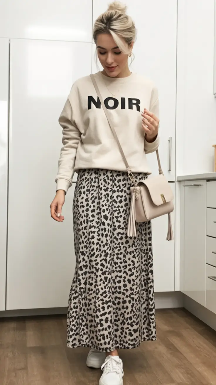 fall outfits for women over 30 Soft Statements with Leopard & Cream