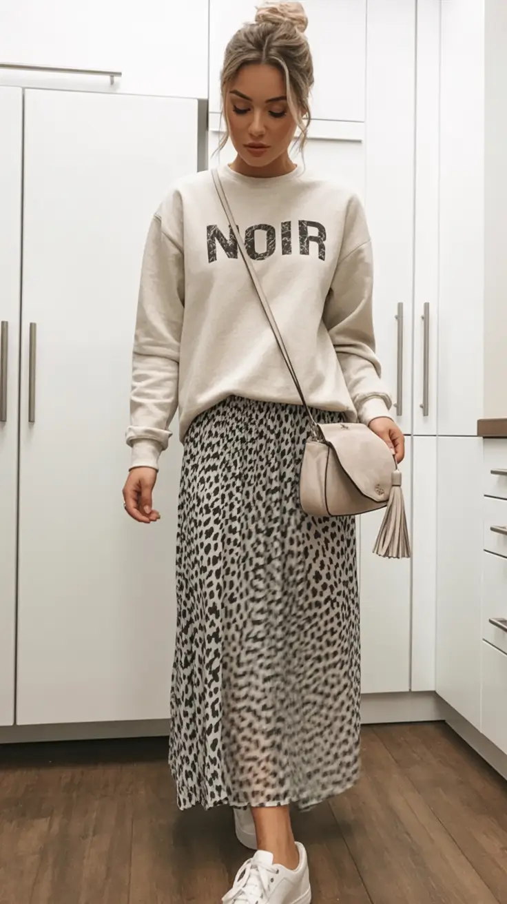 summer to fall transition outfits Street Leopard, Softly Styled