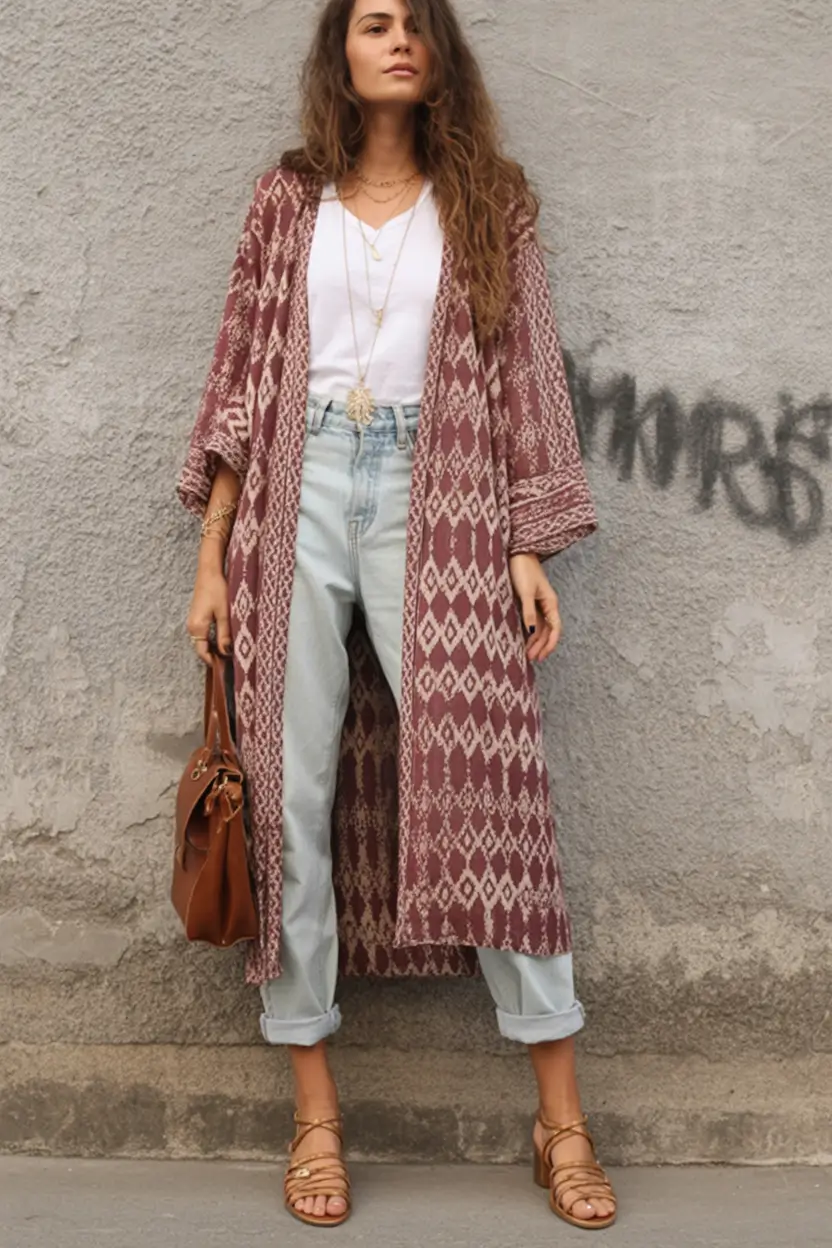 summer to fall transition outfits Modern Boho With City Edge