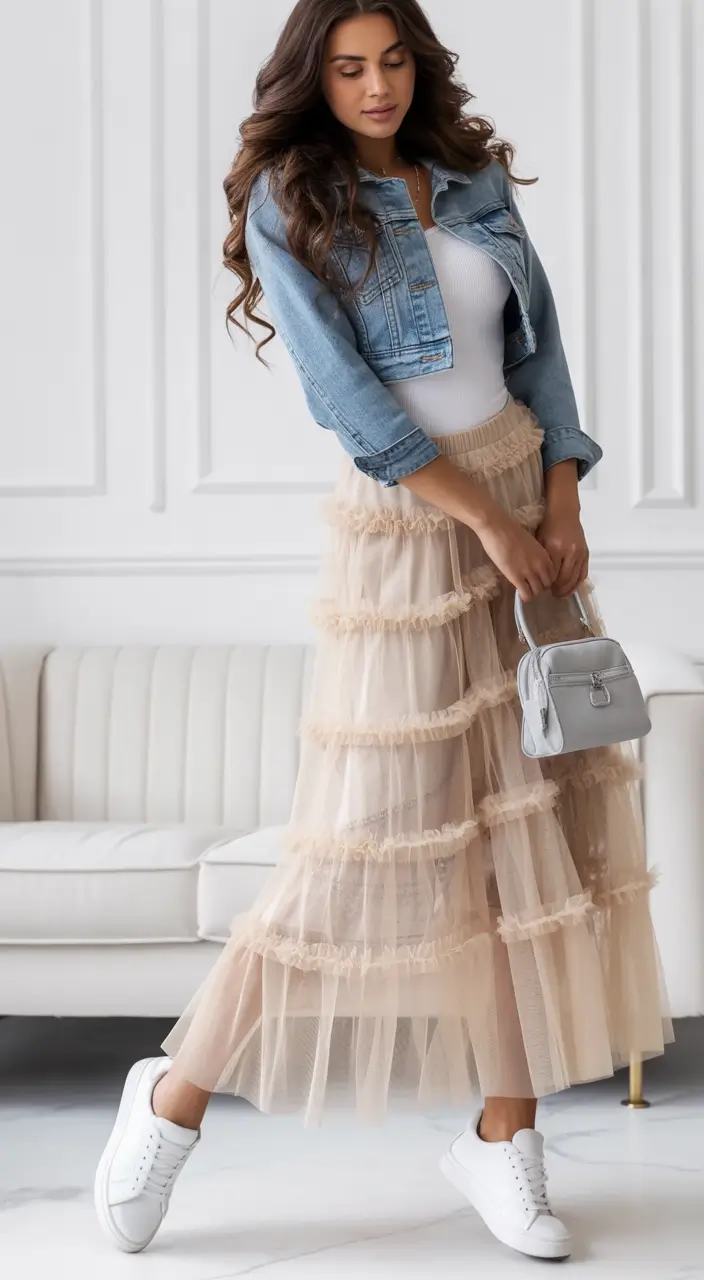 What to Wear on Your Fall 2025 Birthday+Soft Tulle and Denim Ease