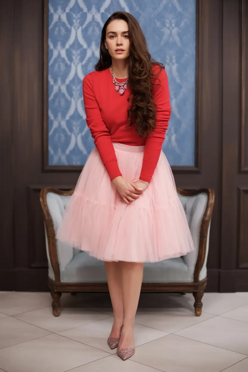 What to Wear on Your Fall 2025 Birthday+Romantic Layers in Rose and Tulle