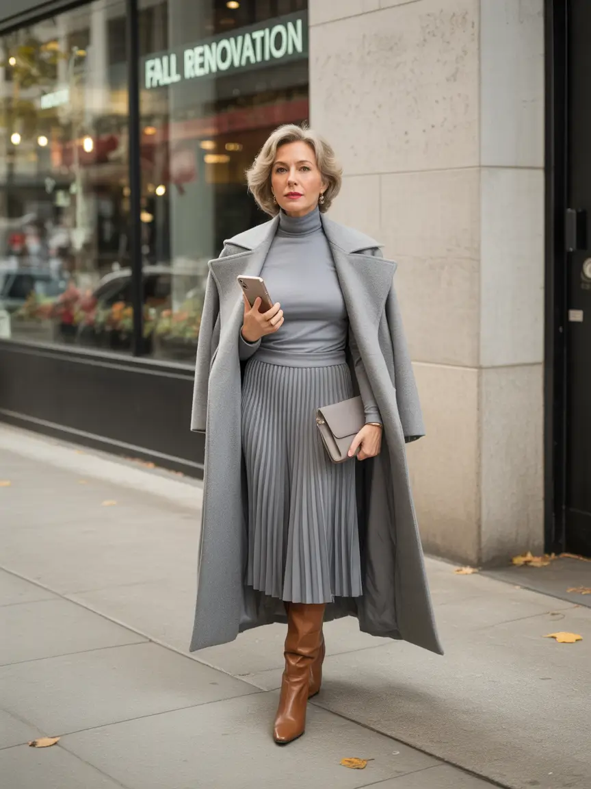 fall-outfits-for-women-over-50-The-Coolest-Monochrome-in-the-City