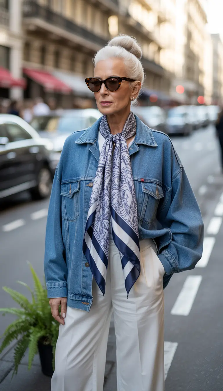 fall-outfits-for-women-over-50-Retro-Parisian-Street-Style-with-Denim-Charm