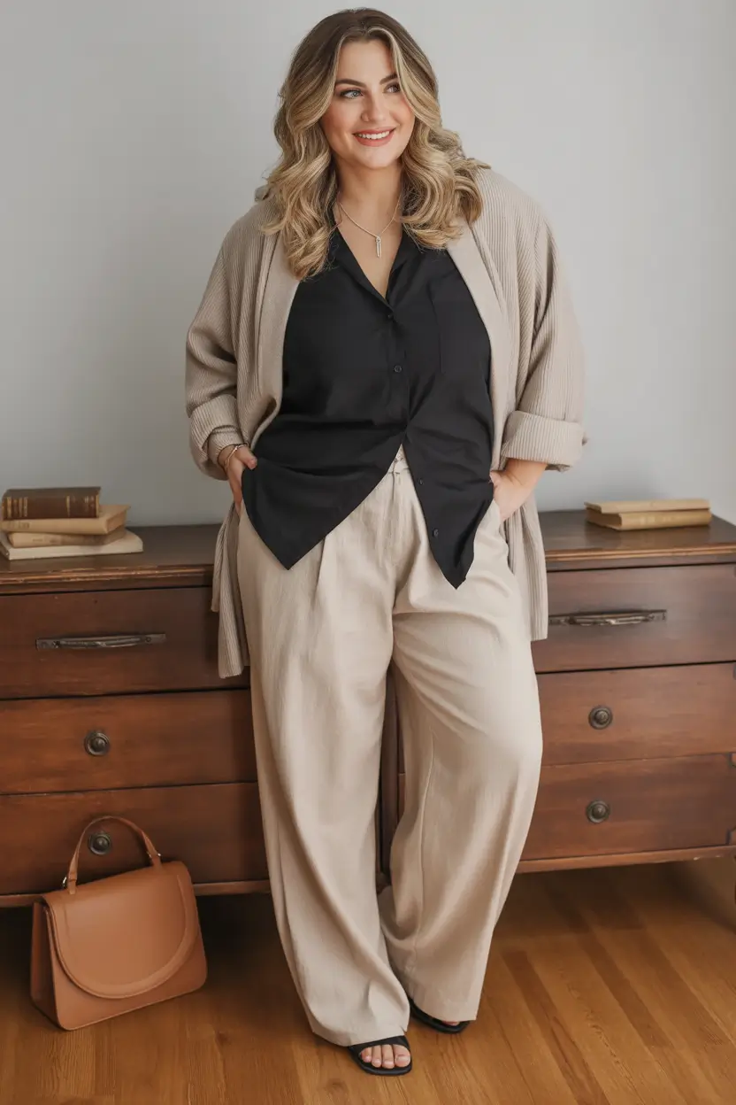 fall-outfits-for-women-over-50-Soft-Power-Relaxed-Layers-for-Real-Life