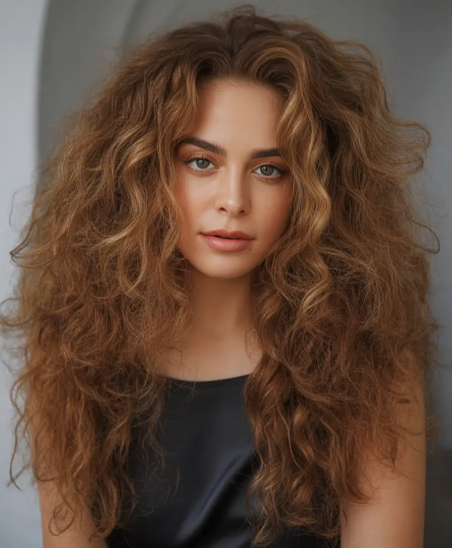 Fall brown hair color Golden Maple Volume