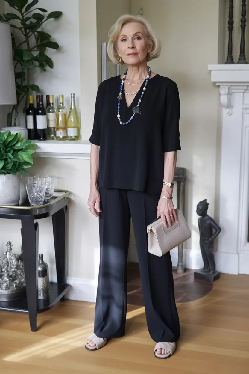 cute fall outfits for women over 60+Polished Neutrals with Laid-Back Energy