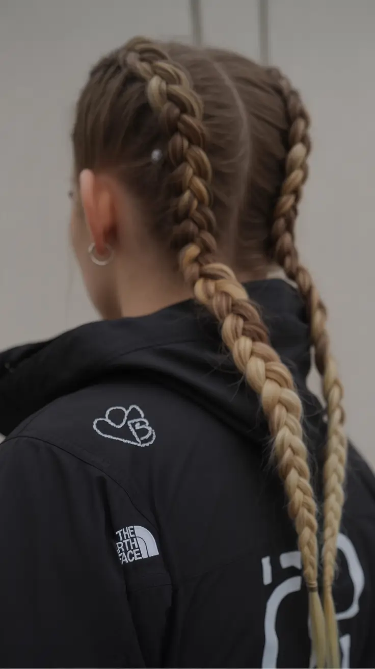 easy fall hairstyles Winter-Ready Boxer Braids