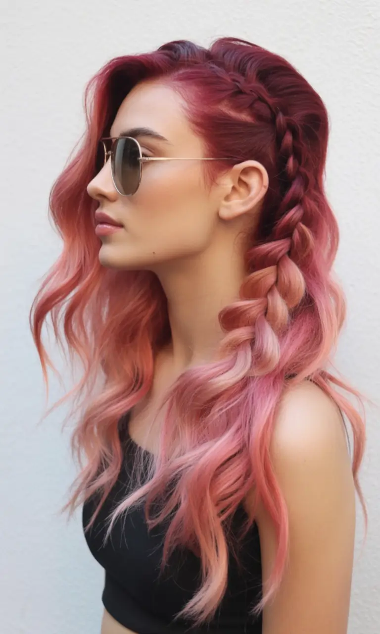 easy fall hairstyles Faded Rose Dutch Braid with Loose Waves