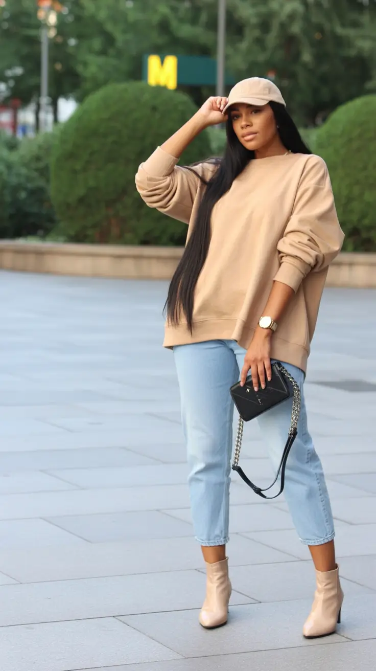 simple casual fall outfits Neutral Game Strong with Soft Contrast