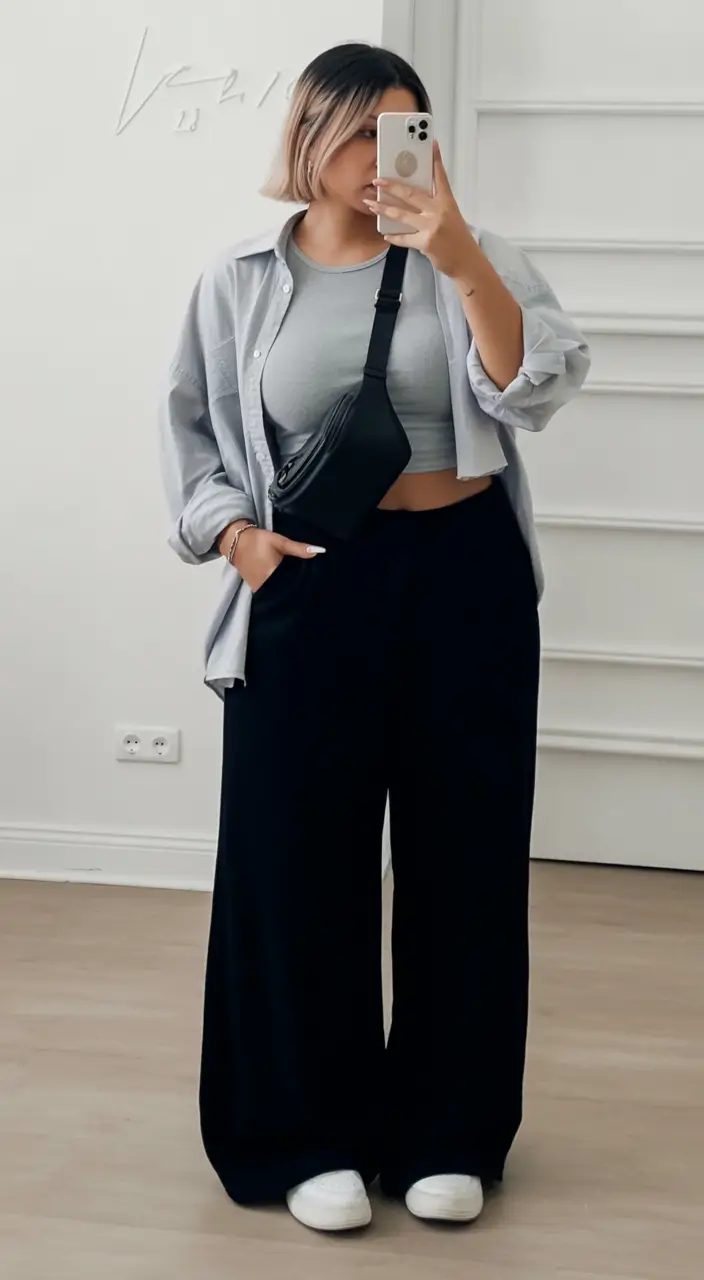 fall plus size capsule wardrobe Laid-Back Luxe for the Minimalist Soul