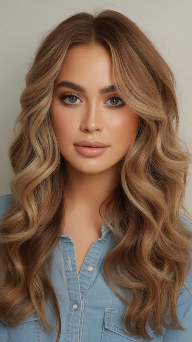 Fall hair color and hairstyles for women over 50 Dimensional Sandy Blonde With Retro Hollywood Waves