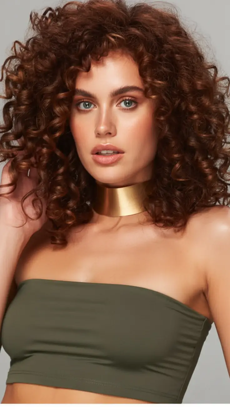 fall hairstyles and colors Classic Auburn Curls with Defined Shape
