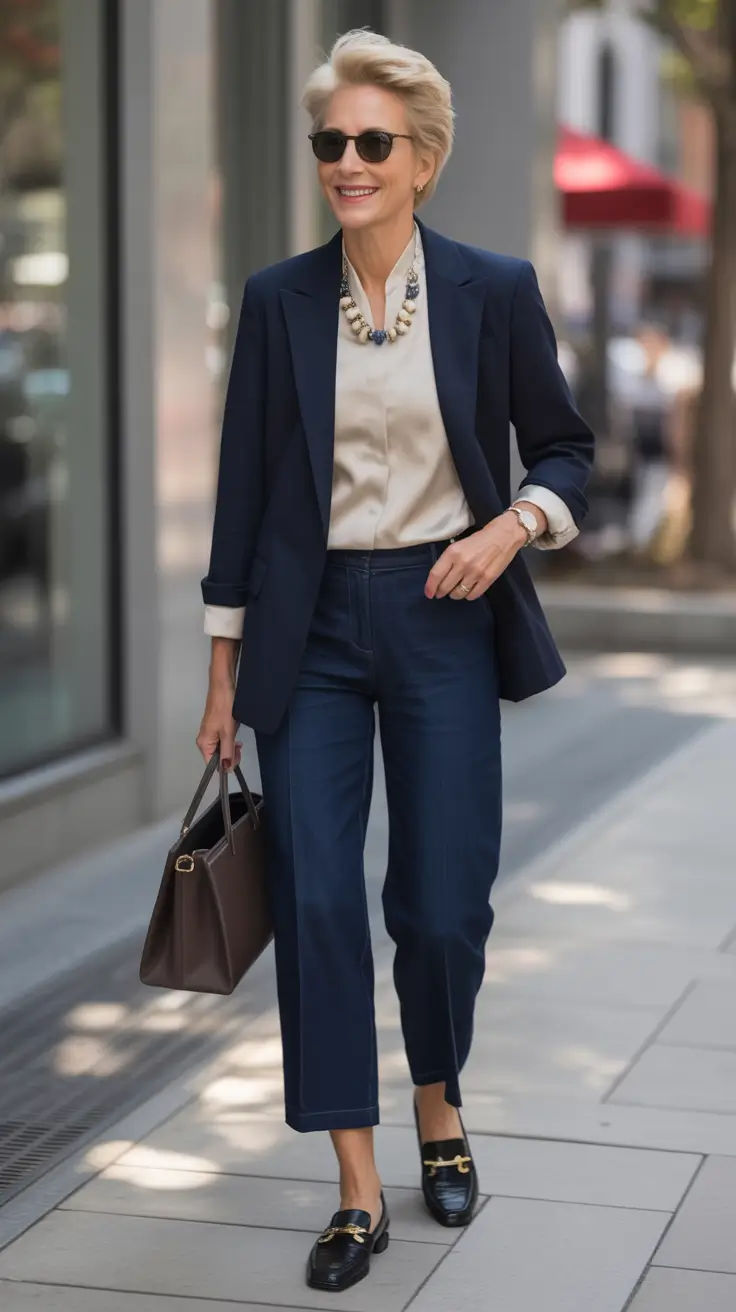 fall business casual outfits for men+Smart Loafers Meet Effortless Structure