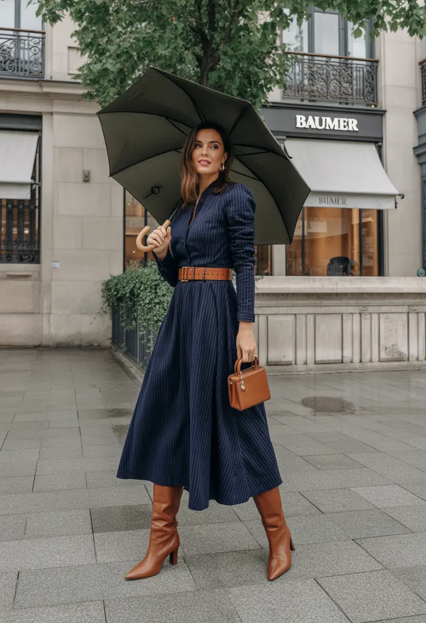 mom-outfits-for-fall-Parisian City Chic Meets Cozy Day Out