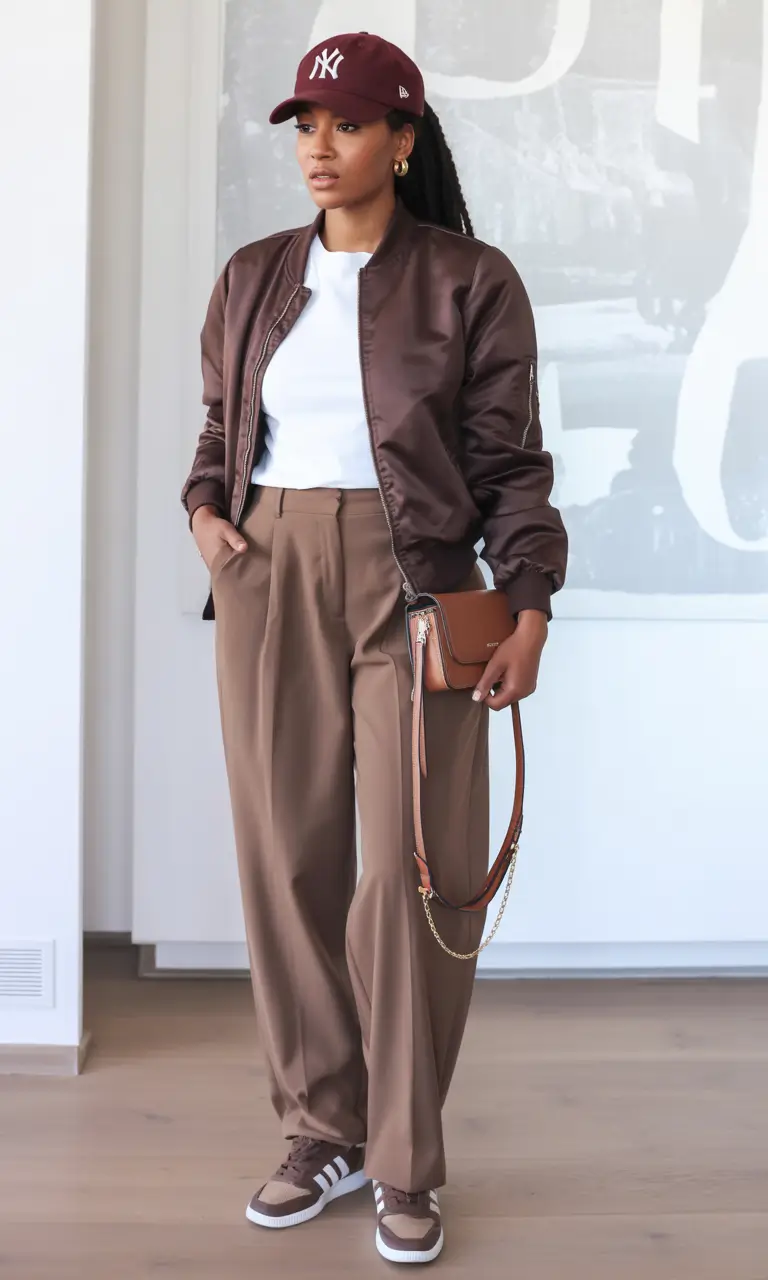 fall fashion outfits Baseball Luxe