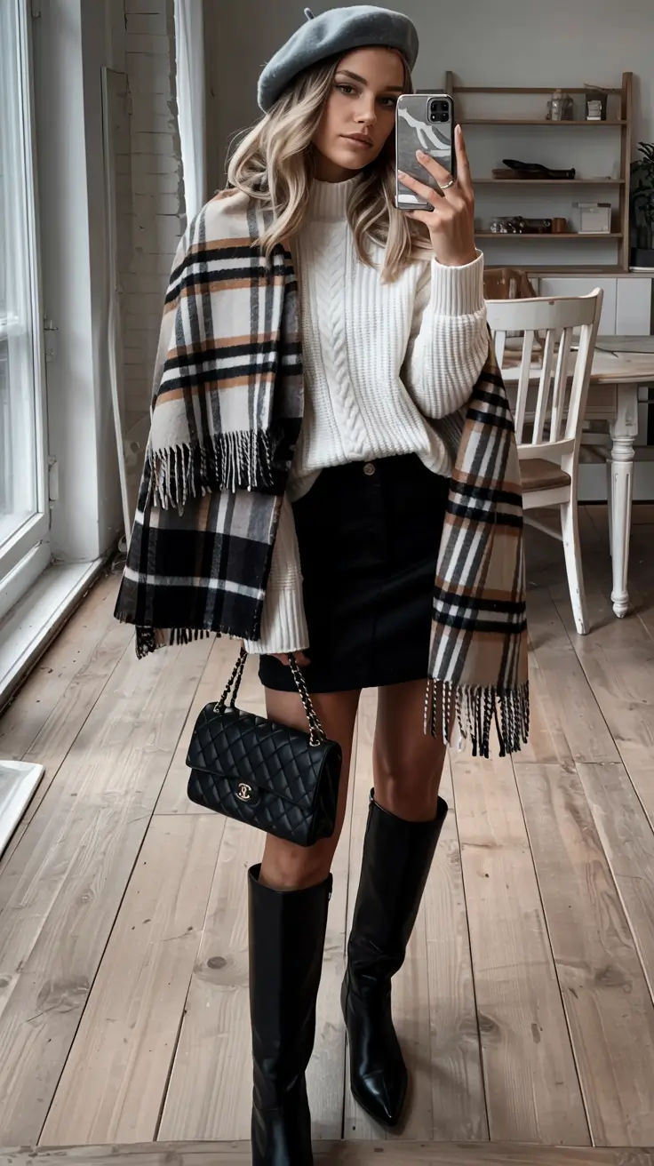 fall fashion outfits Parisian Prep with a Side of Sass