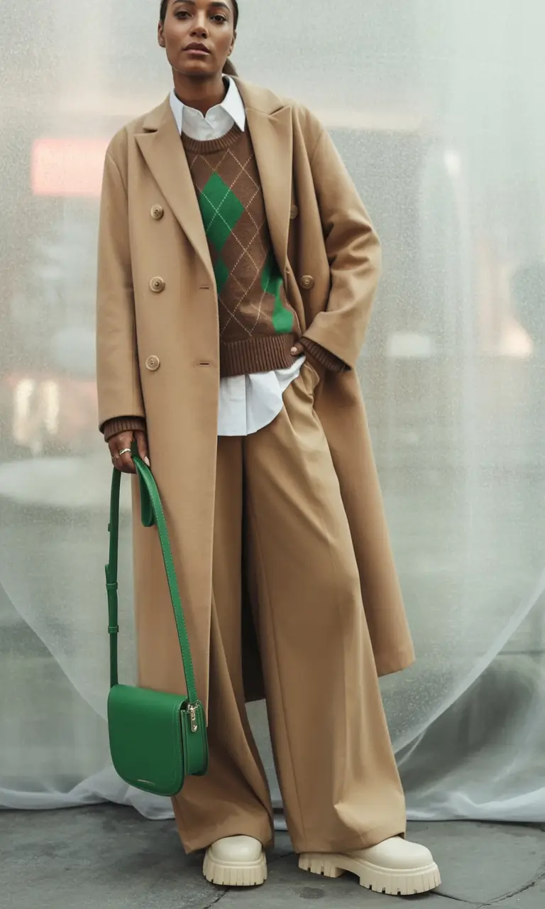 fall fashion outfits Argyle Revival, but Make It Modern