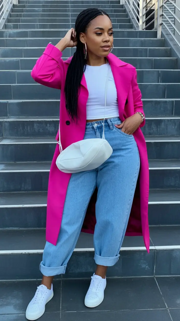 fall fashion outfits Electric Pink Energy