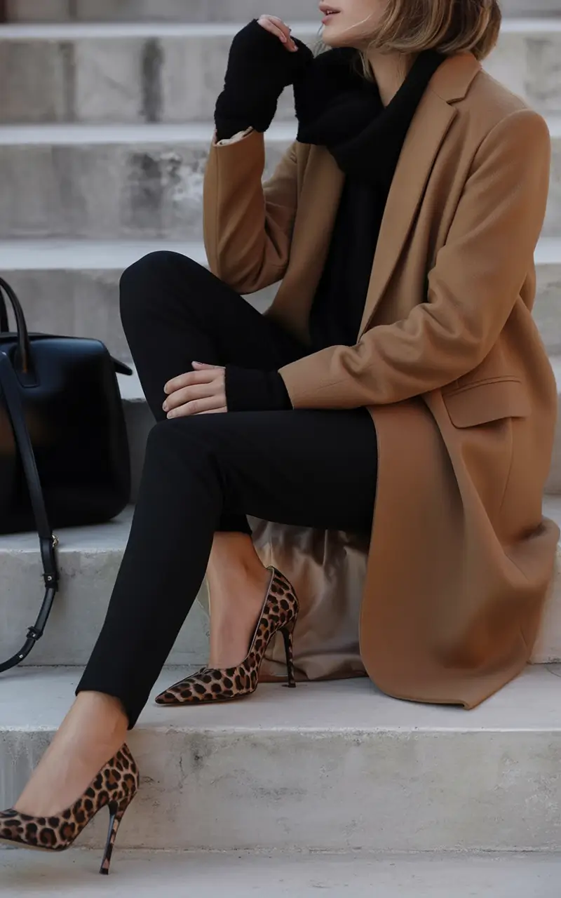 fall fashion trends for women 2025+Camel and Leopard, Elevated Neutrals
