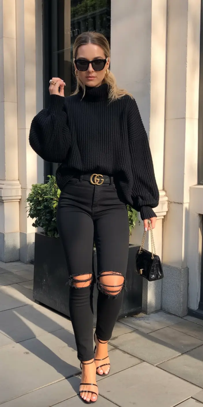 fall fashion trends for women 2025+Cozy Knit Meets Designer Denim