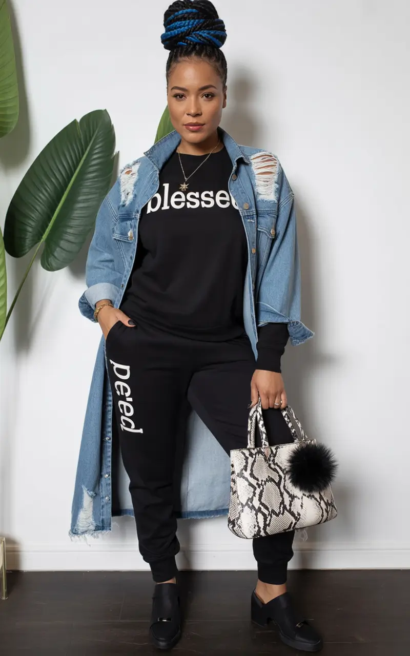 fall outfits for black women+Sporty Faith with Luxe Texture