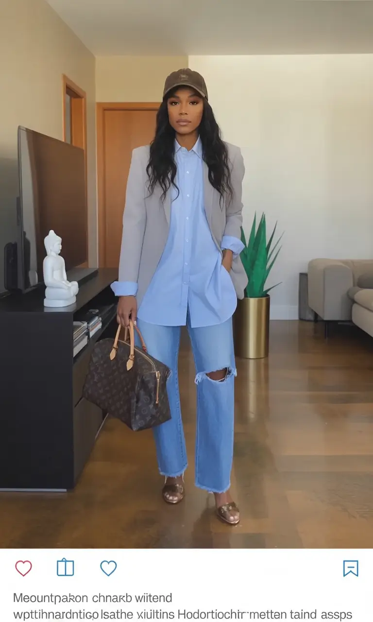 fall outfits for black women+Sporty Chic with Boardroom Twist