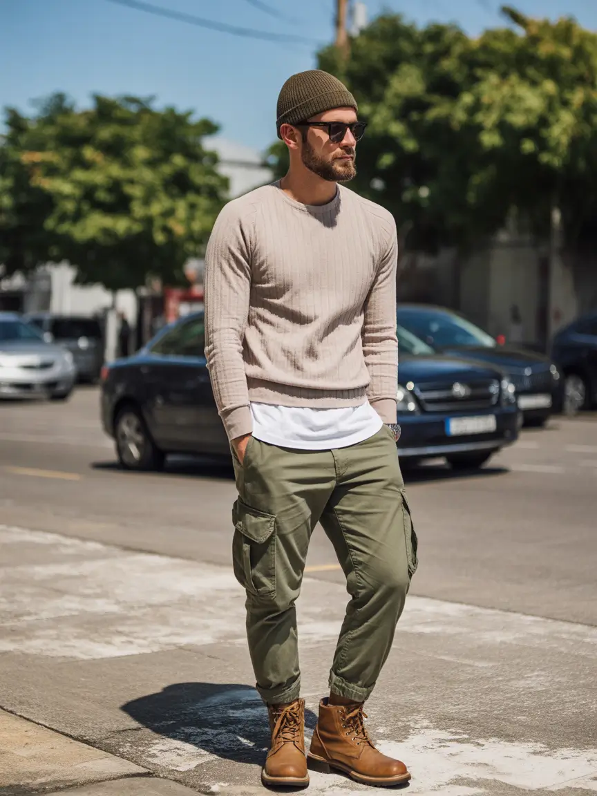 fall outfits for men+Utility Layers for an Off-Duty Cool