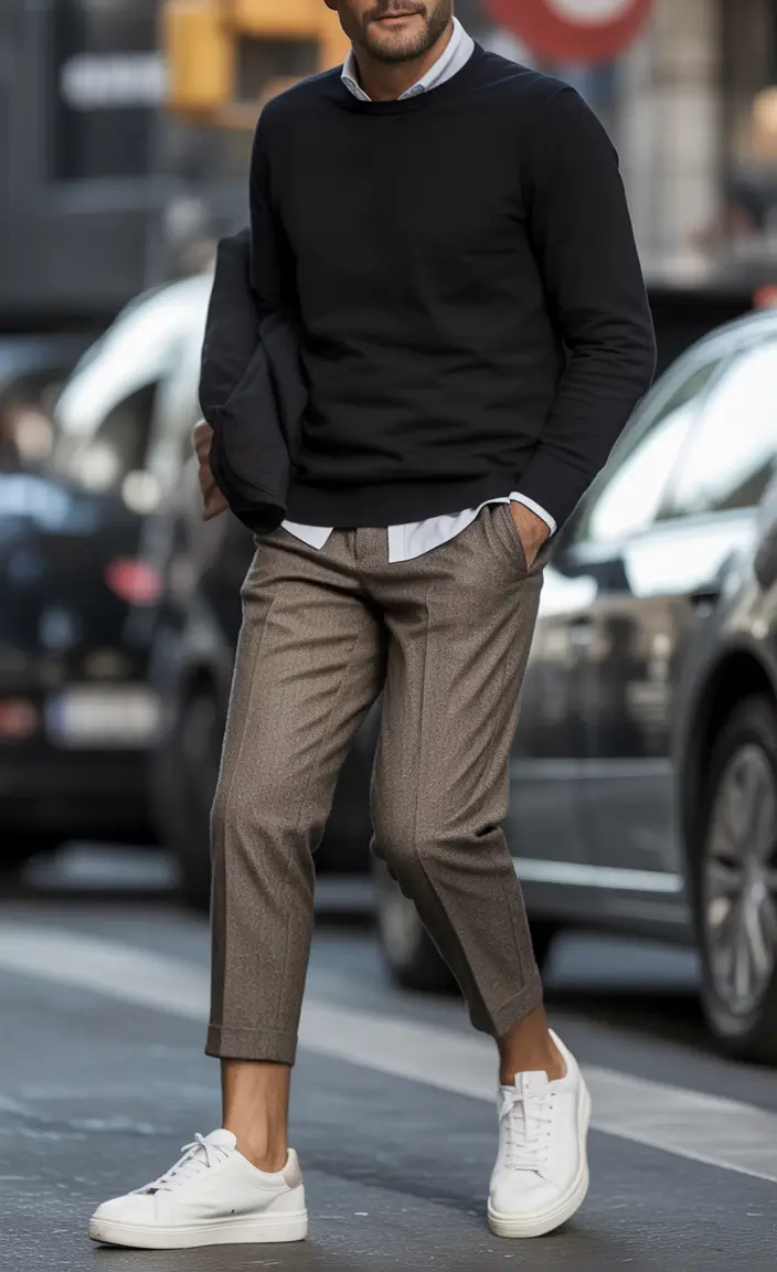 fall outfits for men+City Prep with a Laid-Back Edge