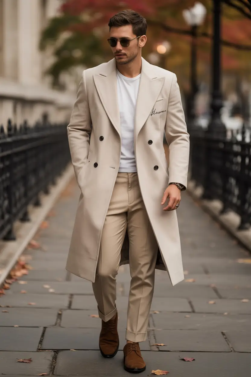 fall outfits for men+Modern Monochrome with a Daring Twist