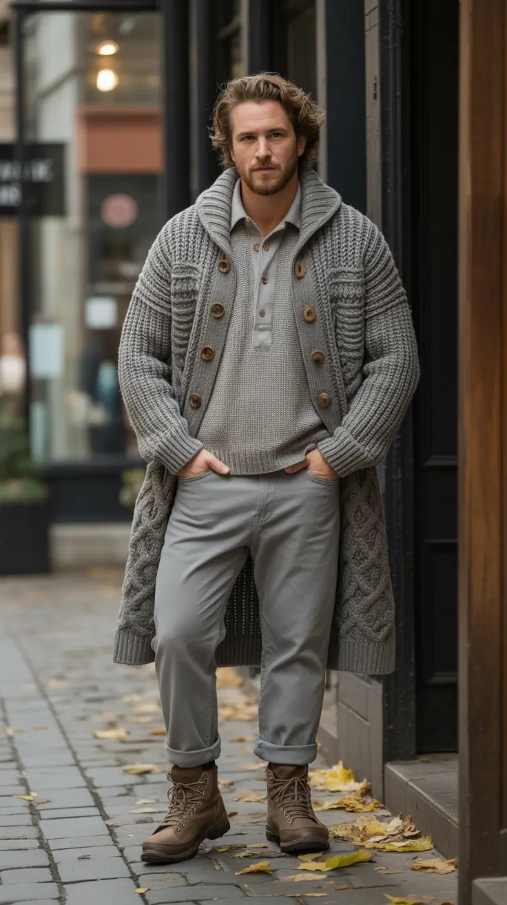 fall outfits for men+Textured Greys with Storybook Energy