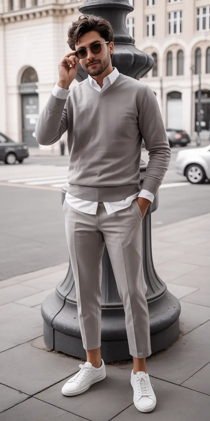 fall outfits for men+Soft Tailoring with a Minimalist Mood