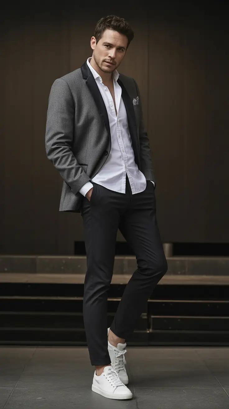 fall outfits for men+The Soft Tux: Casual Meets Classy