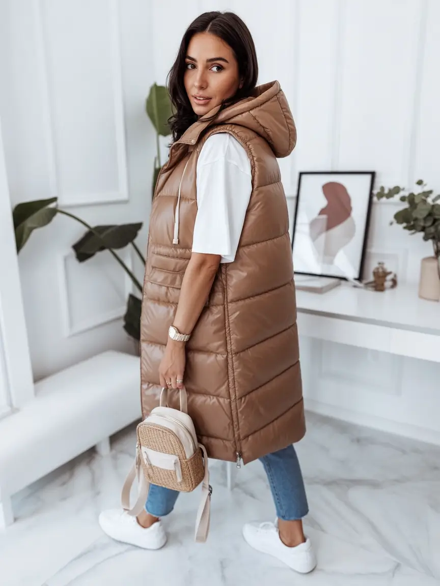 everyday fall outfits Sporty Chic in Quilted Neutrals