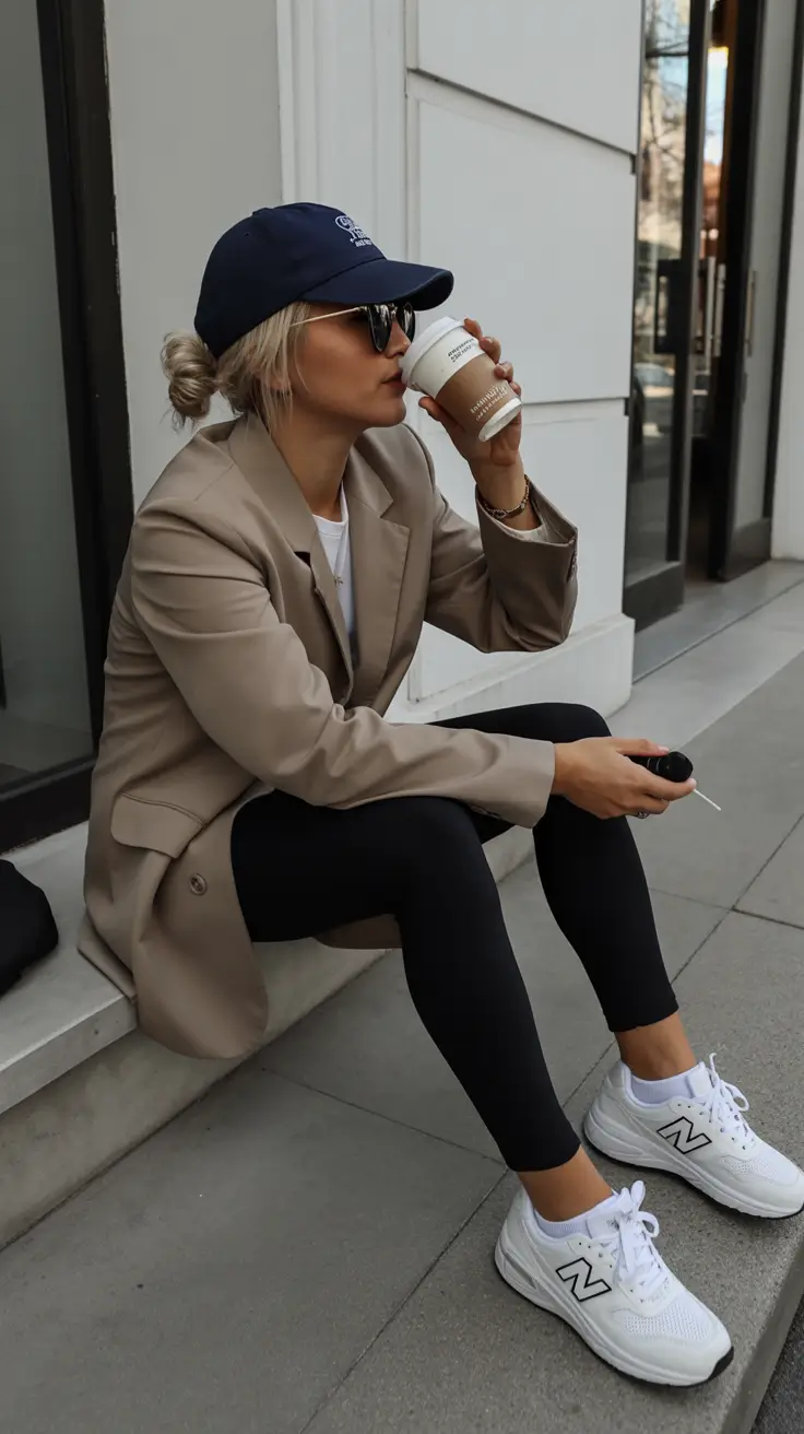 everyday fall outfits Sporty Blazer Energy