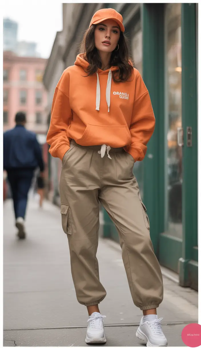 everyday fall outfits Playful Pumpkin and Utility Neutrals