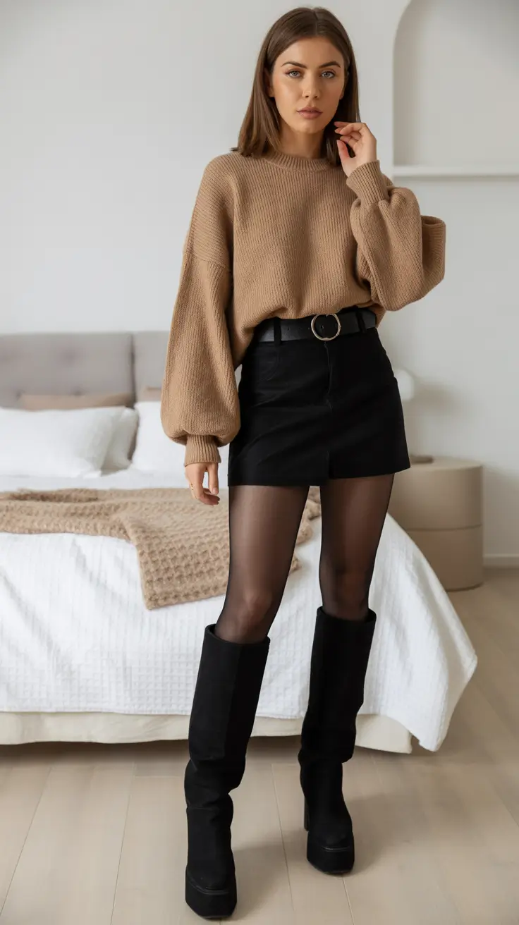 fall outfits with boots 2025 Playful Structure With City Cool Energy