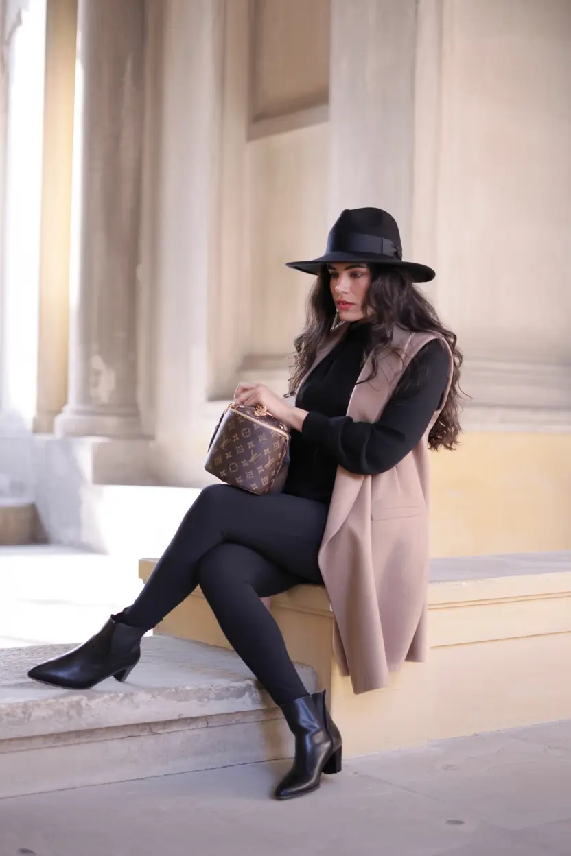 fall outfits with boots 2025 Timeless Elegance in Soft Camel Tones