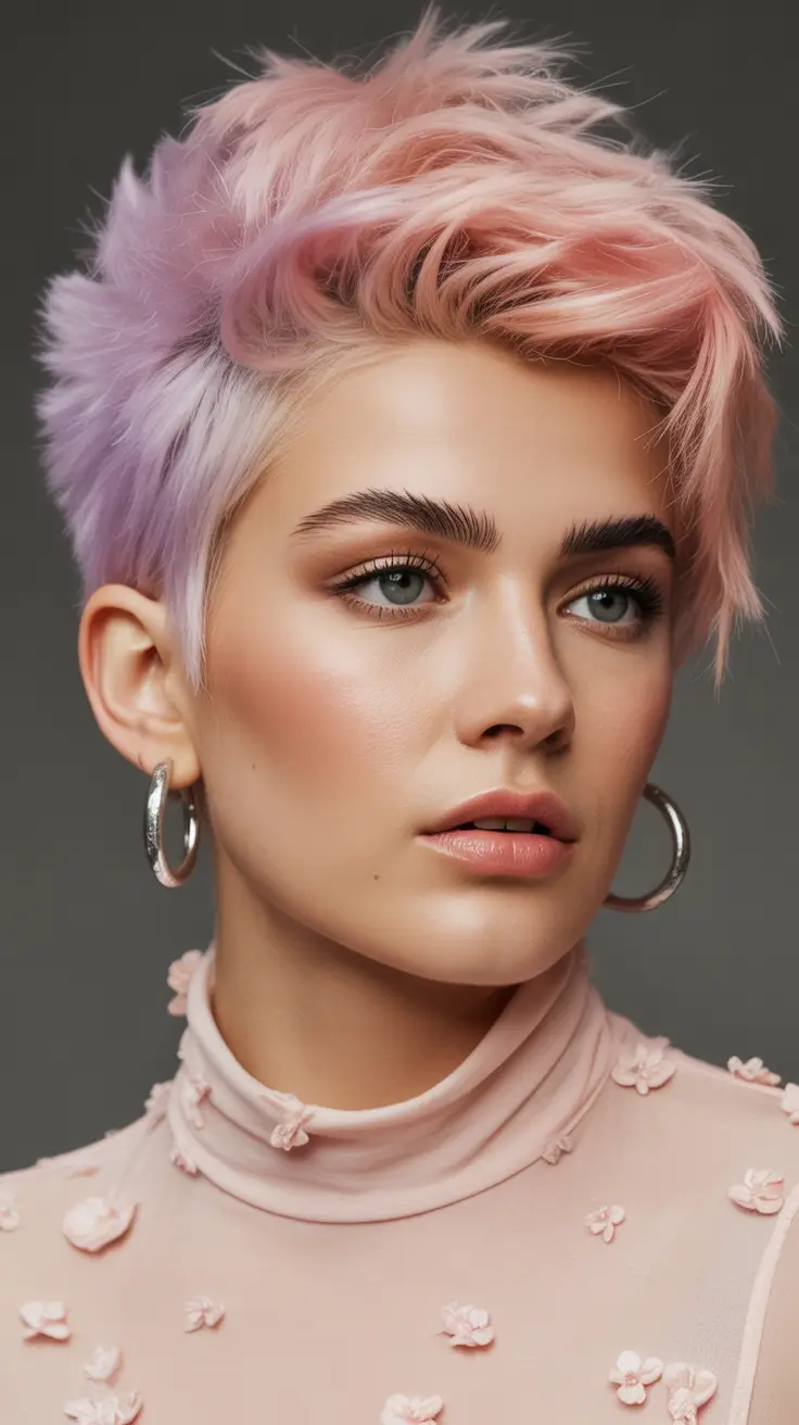 Fall hair color Cotton Cloud Crop
