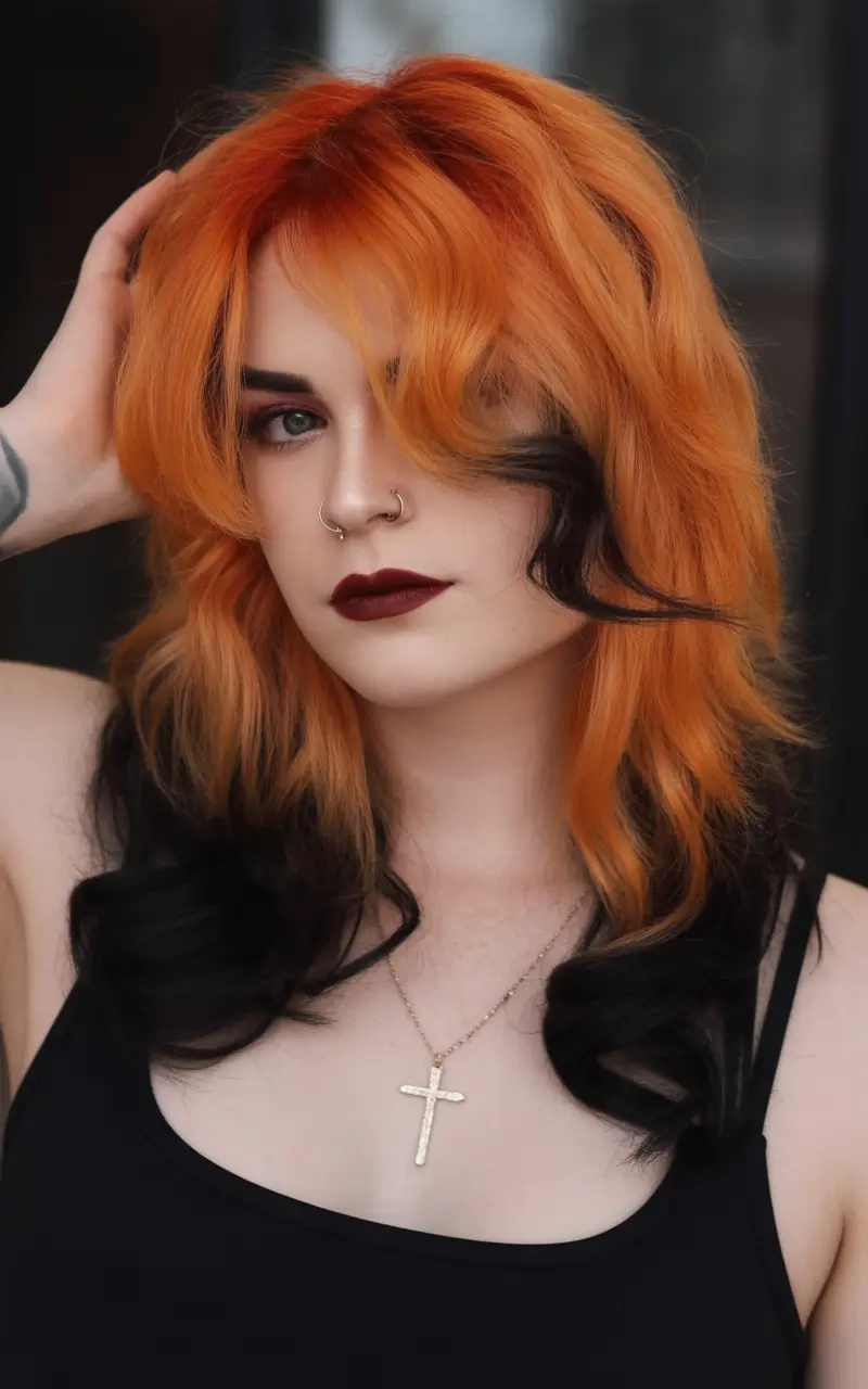 Fall hair color Copper Noir