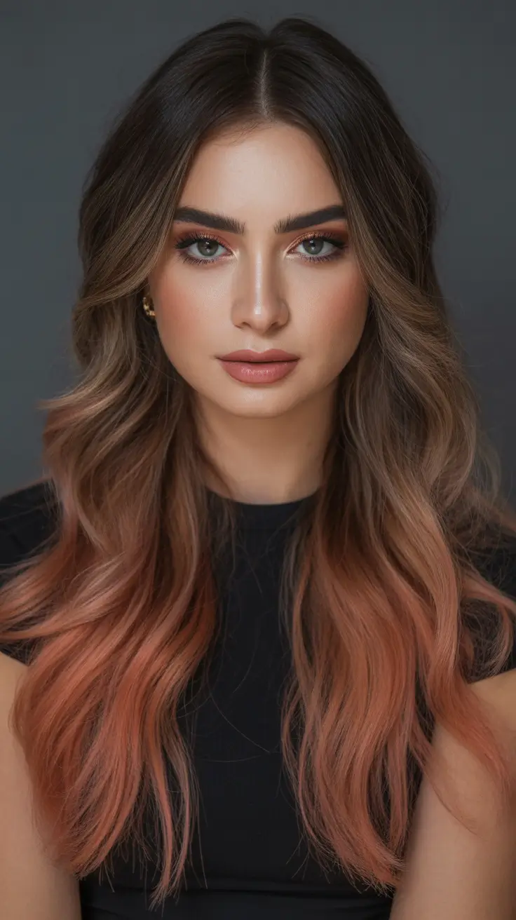 Fall hair color Burnt Peach Ends