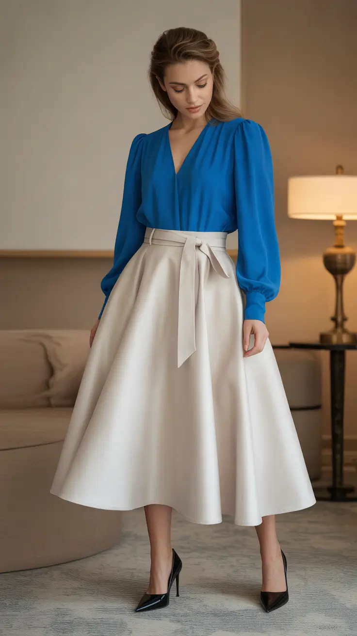 fall-skirt-outfits-Clean-Lines-and-Fresh-Elegance