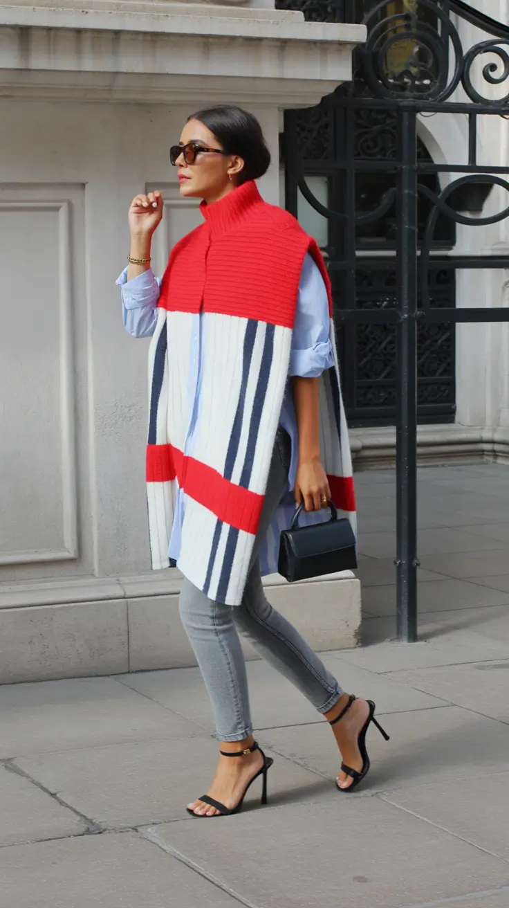 layering for fall outfits Sporty Luxe with a Graphic Punch