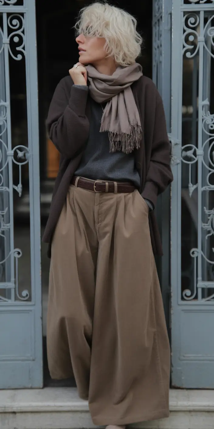 layering for fall outfits Slouchy Volume and Quiet Confidence